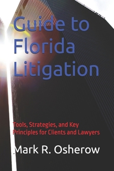 Paperback Florida Litigation Guide: Tools, Strategies, and Key Principles for Clients and Lawyers Book