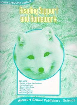 Paperback South Carolina Reading Support and Homework Book