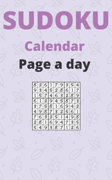 Paperback sudoku calendar page a day: Daily Sudoku Puzzle Calendar 2020 Book