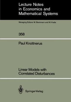 Paperback Linear Models with Correlated Disturbances Book