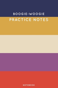 Paperback Boogie-woogie Practice Notes: Cute Stripped Autumn Themed Dancing Notebook for Serious Dance Lovers - 6"x9" 100 Pages Journal Book