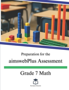Paperback Preparation for the aimswebPlus Assessment - Grade 7 Math Book