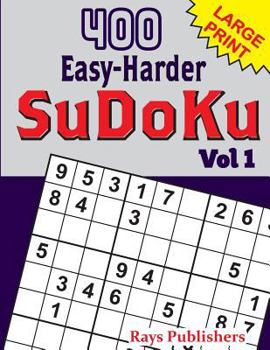 Paperback 400 Easy-Harder SuDoKu Vol 1 Book
