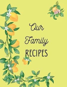 Paperback Family Recipes Book