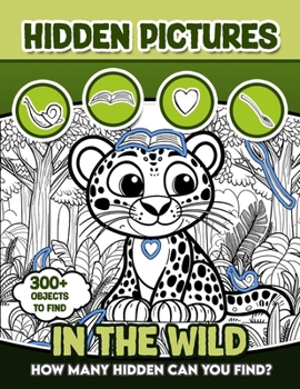In the Wild Puzzles Hidden Pictures: 300+ objects to find can you find the hidden heart,egg,hat,slice of pie?