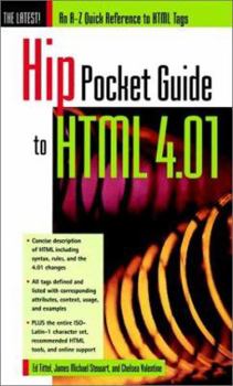 Spiral-bound Hip Pocket Guide to HTML 4.01: An A-Z Quick Reference to HTML Tags Book