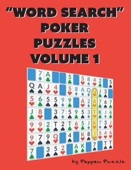 Paperback Word Search Poker Puzzles Book