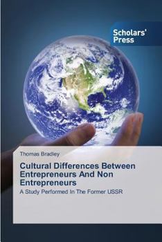Paperback Cultural Differences Between Entrepreneurs And Non Entrepreneurs Book
