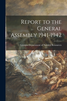 Paperback Report to the General Assembly 1941-1942 Book