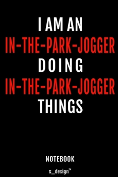 Notebook for In-The-Park-Joggers / In-The-Park-Jogger: awesome handy Note Book [120 blank lined ruled pages]