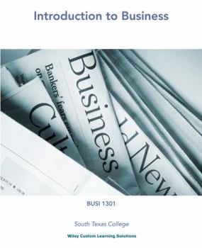 Paperback Introduction to Business BUSI 1301 Book