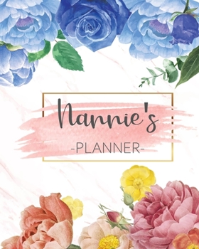 Nannie's Planner: Monthly Planner 3 Years January - December 2020-2022 | Monthly View | Calendar Views Floral Cover - Sunday start