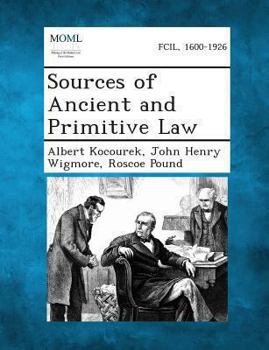 Paperback Sources of Ancient and Primitive Law Book