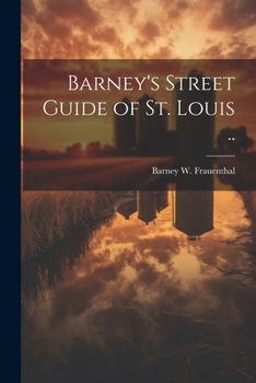 Paperback Barney's Street Guide of St. Louis .. Book