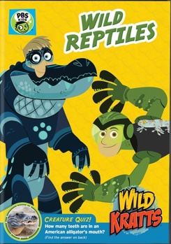 DVD Wild Kratts: Wild Reptiles Book