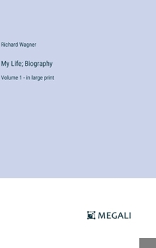 Hardcover My Life; Biography: Volume 1 - in large print Book