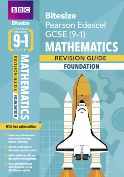 Paperback BBC Bitesize Edexcel GCSE (9-1) Maths Foundation Revision Guide (BBC Bitesize GCSE 2017) Book