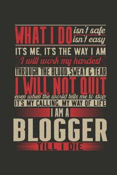 Paperback Notebook: Notebook: Blogger (120 pages, ruled) Book