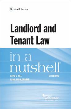 Paperback Landlord and Tenant Law in a Nutshell Book