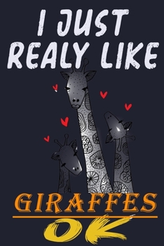 i just really like giraffes ok: password book, password log book and internet password organizer, alphabetical password book, Logbook To Protect Usernames and ... notebook, password book small 6” x 9”