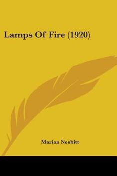 Paperback Lamps Of Fire (1920) Book