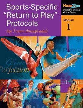 Paperback Sports-Specific "Return to Play" Protocols: Age 5 years through adult Book
