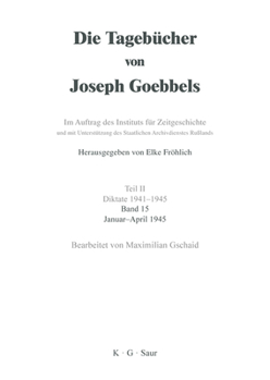 Hardcover Januar - April 1945 [German] Book