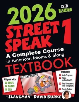 Paperback 2026 Street Speak 1 Textbook: American Idioms & Slang Book