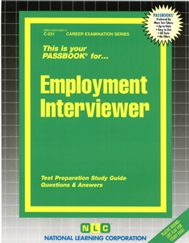 Spiral-bound Employment Interviewer: Passbooks Study Guide Book