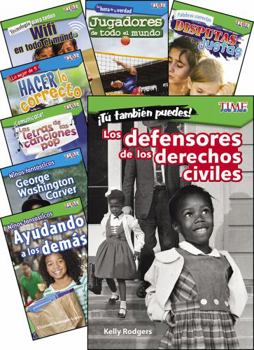 Paperback Time for Kids Social Studies Grades 2-3 Spanish, 8-Book Set [Spanish] Book