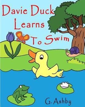 Paperback Davie Duck Learns To Swim Book