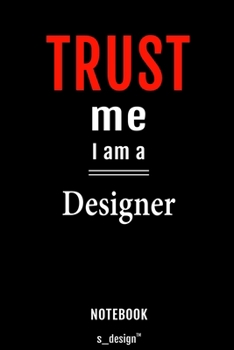 Notebook for Designers / Designer: awesome handy Note Book [120 blank lined ruled pages]