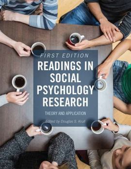 Hardcover Readings in Social Psychology Research Book