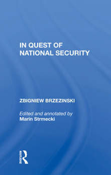 Hardcover In Quest of National Security Book