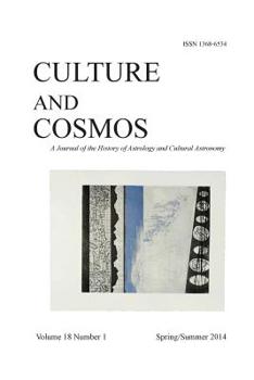 Paperback Culture and Cosmos Vol 18 Number 1 Book