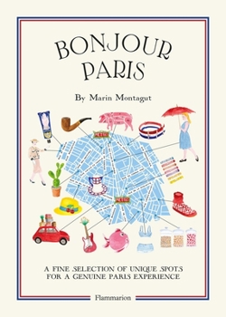 Paperback Bonjour Paris: The Bonjour City Map-Guides Book