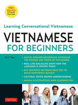Paperback Vietnamese for Beginners: Learning Conversational Vietnamese (Free Online Audio) Book