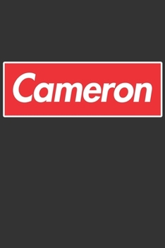 Paperback Cameron: Cameron Planner Calendar Notebook Journal, Personal Named Firstname Or Surname For Someone Called Cameron For Christma Book