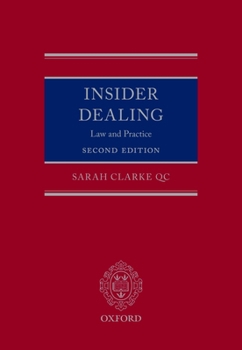 Hardcover Insider Dealing: Law and Practice Book