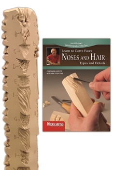 Paperback Noses and Hair Study Stick Kit(learn to Carve Faces with Harold Enlow) [With Study Stick, Made of Molded Resin and Full-Color Booklet] Book