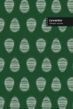 Paperback Levanter Lifestyle Journal, Blank Write-in Notebook, Dotted Lines, Wide Ruled, Size (A5) 6 x 9 In (Green II) Book