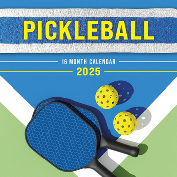 Calendar 2025 Pickleball Wall calendar Book