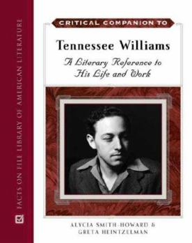 Hardcover Critical Companion to Tennessee Williams Book