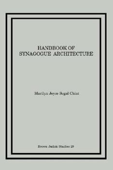 Paperback Handbook of Synagogue Architecture Book