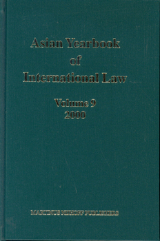 Asian Yearbook of International Law 2000 (Asian Yearbook of International Law)