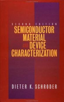 Hardcover Semiconductor Material and Device Characterization Book