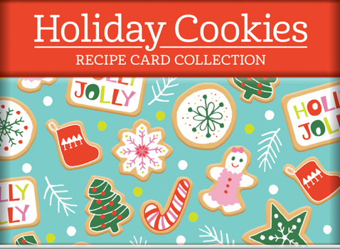 Hardcover Holiday Cookies - Recipe Card Collection Tin Book