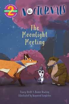 Paperback The Moonlight Meeting: The Nocturnals Grow & Read Early Reader, Level 2 Book