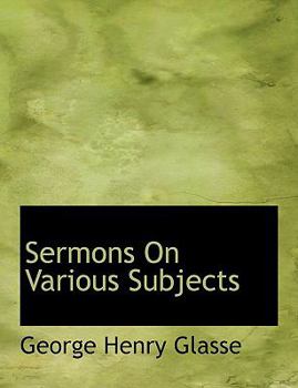 Paperback Sermons on Various Subjects Book