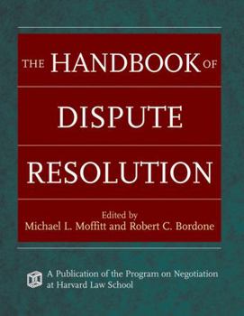 Hardcover The Handbook of Dispute Resolution Book